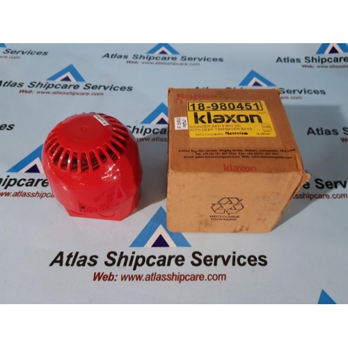 KLAXON SONOS 18-980451 SOUNDER RED 9-60VDC