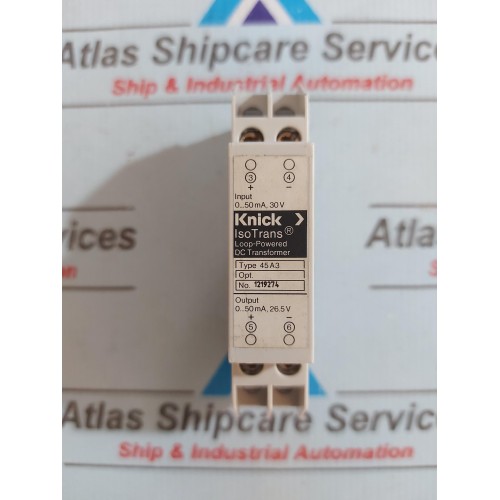 KNICK IsoTrans 45 A3 LOOP-POWERED DC TRANSFORMER