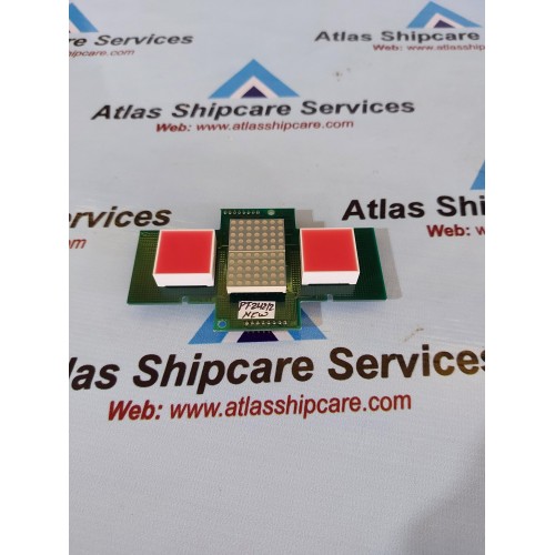 KONE KM736590G01 2-DIG 2XDOT MATRIX DISPLAY VERTICAL 736 590 G01