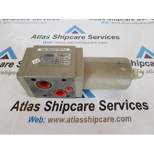 KONGSBERG HYDRANOR 3RVB34L HYDRAULIC AUTOMATION RELIEF VALVE