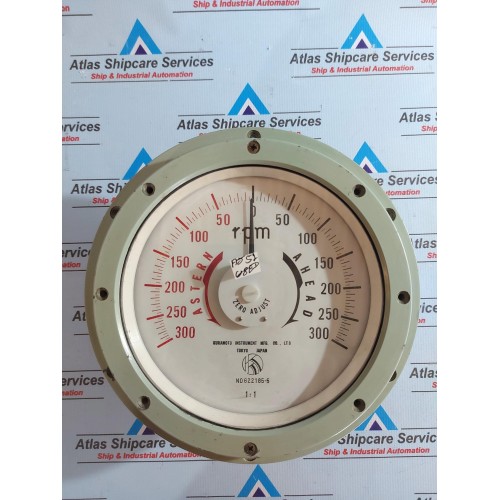 KURAMOTO INSTRUMENT RPM METER 0~300 Rpm