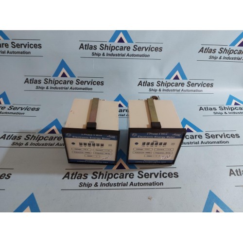 L & T 3 PHASE 3 WIRE ELECTRONIC ENERGY METER CLASS 1 1A/110V