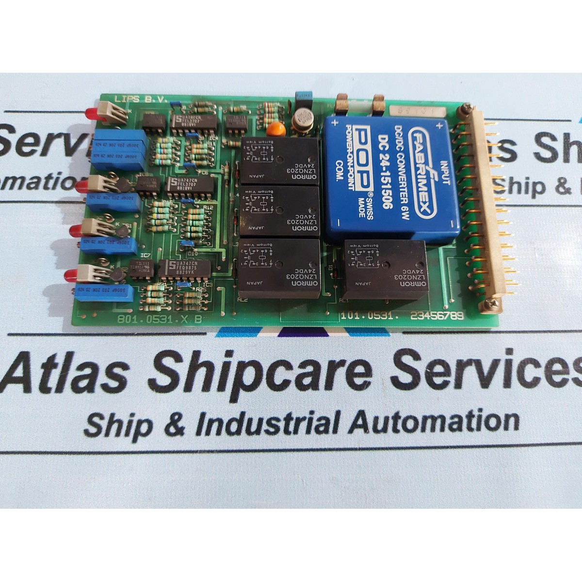 LIPS DRUNEN RIM 23456789 PCB CARD Atlas Shipcare Services