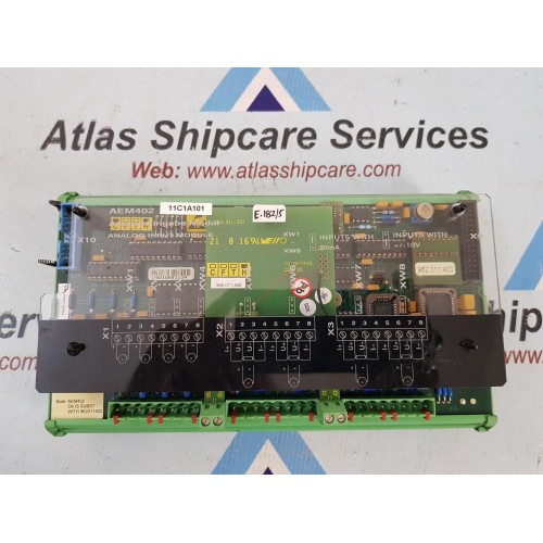 LYNGSO MARINE AEM 402 ANALOGUE INPUT MODULE PART NO.: 962.004.200