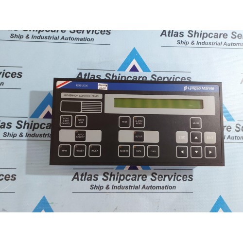 LYNGSO MARINE EGS 2000 GOVERNOR CONTROL PANEL P/N 960.170.010