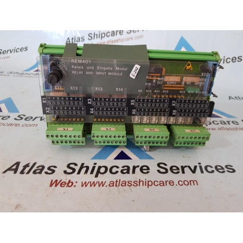 LYNGSO MARINE REM-401 RELAY AND INPUT MODULE PART.NO : 962.003.400