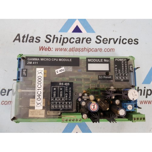 LYNGSO MARINE ZM411 GAMMA MICRO CPU MODULE PART NO.: 962.002.800.08