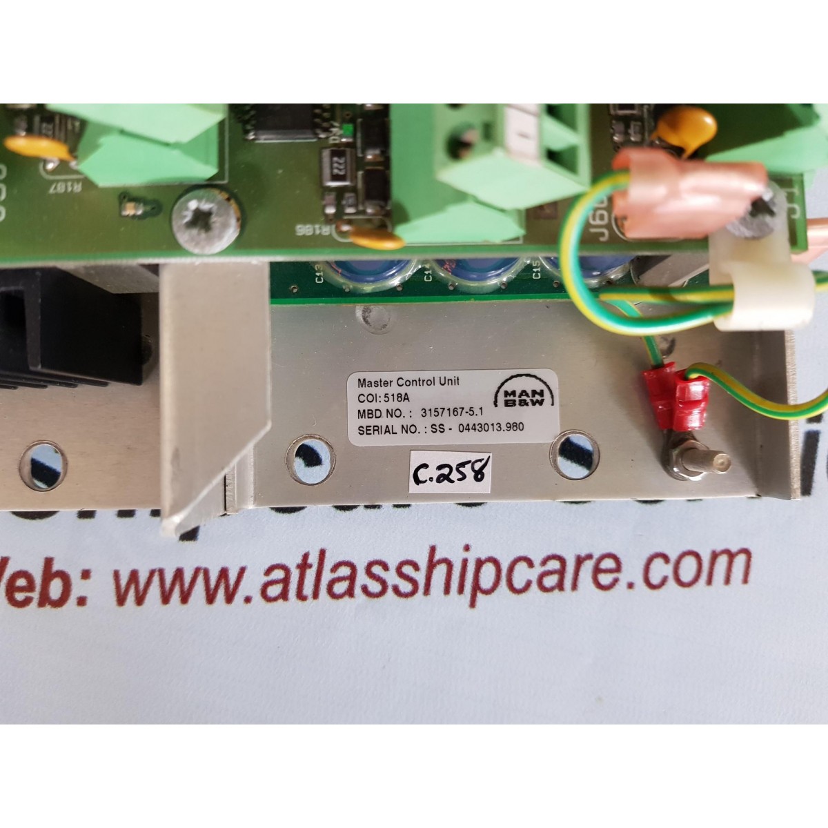 MAN B&W 3157167-5 MASTER CONTROL UNIT | Atlas Shipcare Services