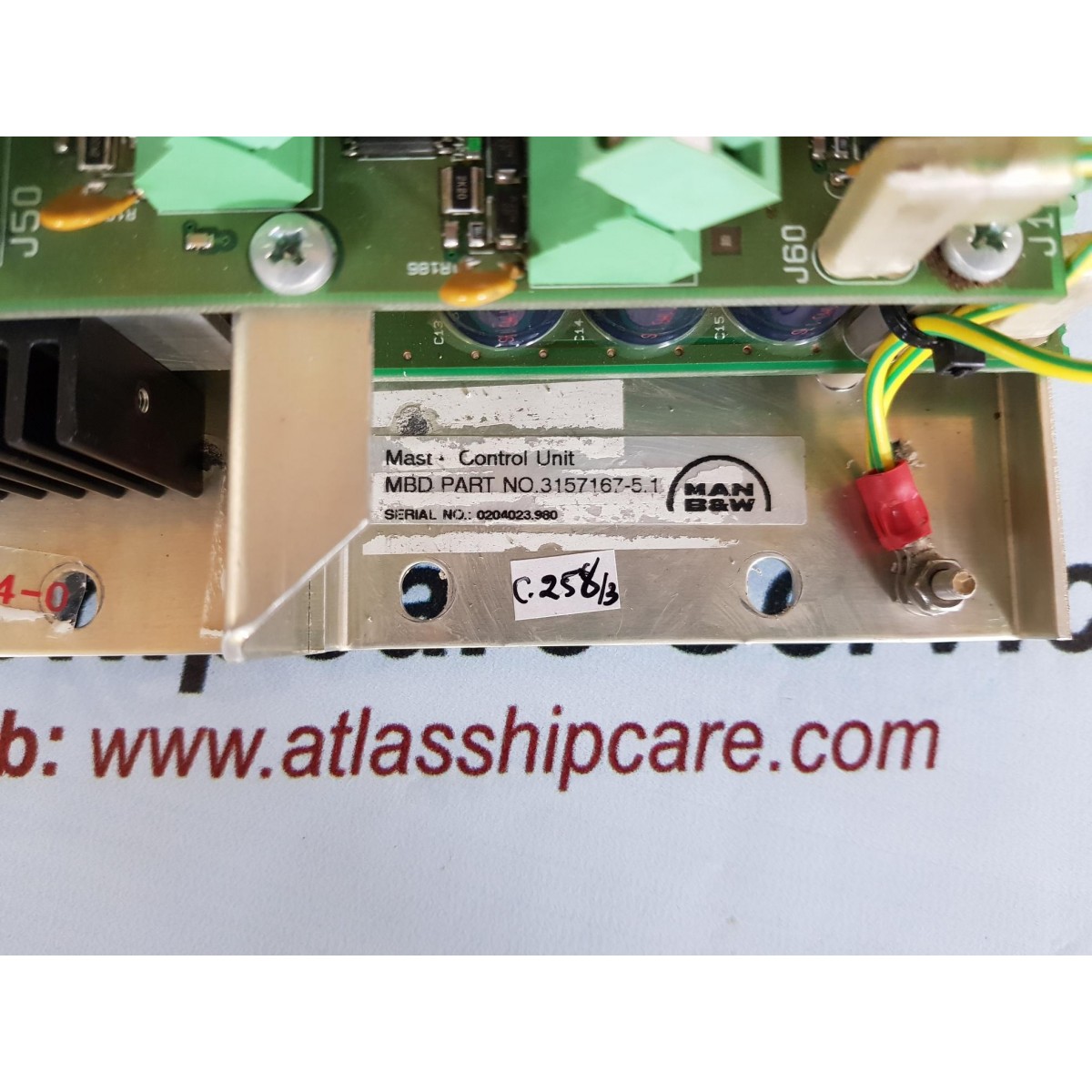 MAN B&W 3157167-5 MASTER CONTROL UNIT | Atlas Shipcare Services