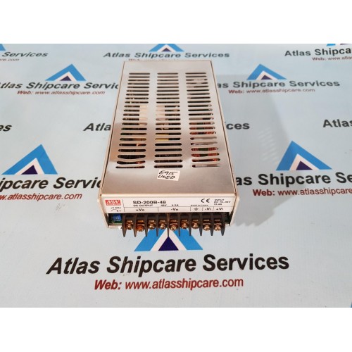 MEAN WELL SD200B-48 SIGNAL OUTPUT DC-DC CONVERTER