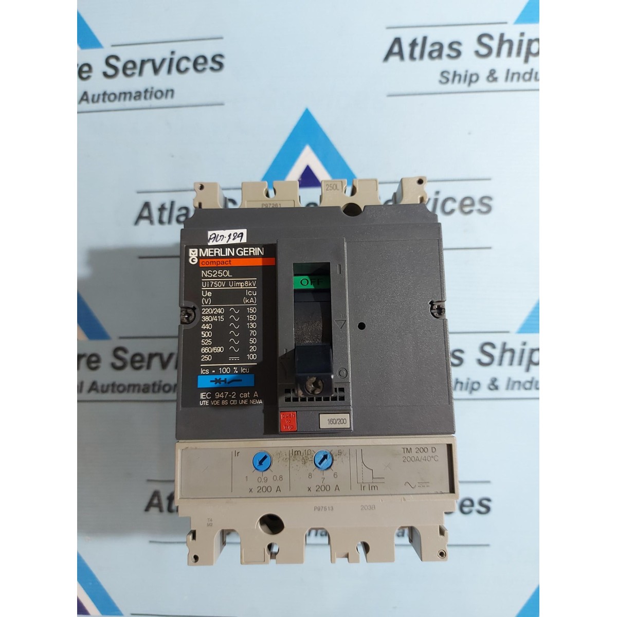 Merlin Gerin Compact Ns L Dc Circuit Breaker Atlas Shipcare Services