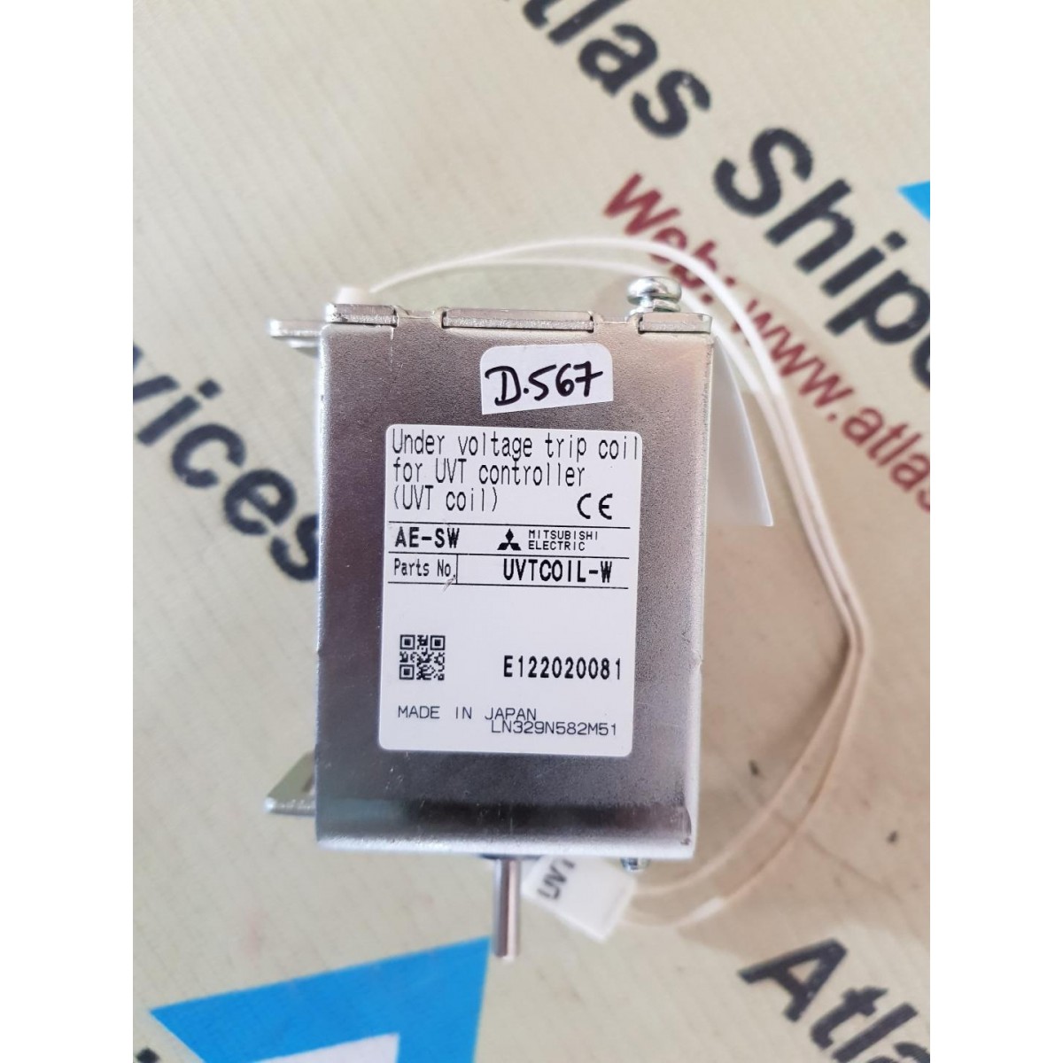 MITSUBISHI AE-SW UNDER VOLTAGE TRIP COIL FOR UVT CONTROLLER| Atlas