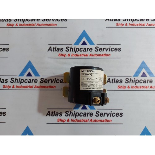 MITSUBISHI CW-5L CURRENT TRANSFORMER RATIO 150AT/5A