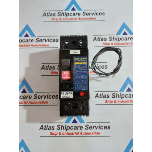 MITSUBISHI NF30-SS NO-FUSE BREAKER 10A 600VAC