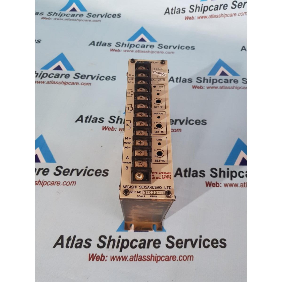 NEGISHI SEISAKUSHO SRT2 SPEED RELAY| Atlas Shipcare Services