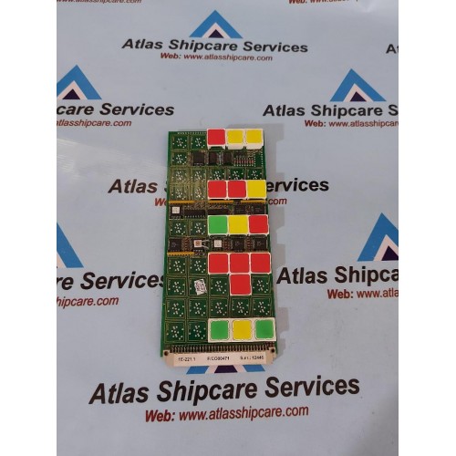 NORCONTROL 1E-221.1 PANEL CARD HA331728 A/A/A