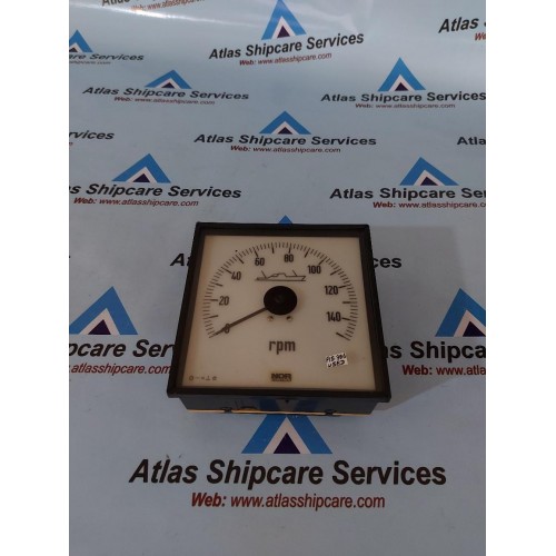 NORCONTROL/DEIF RPM INDICATOR 0 TO 150 RPM