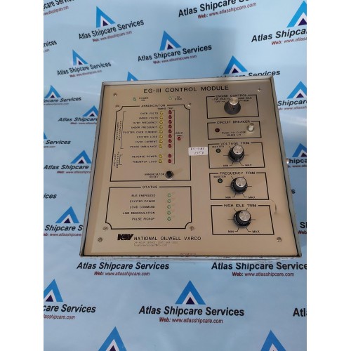 NOV EG-III ENGINE GENERATOR CONTROL MODULE