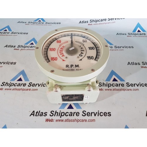 NUNOTANI KEIKI JIS F 8521-SL200K ELECTRIC PROPELLER SHAFT REVOLUTION INDICATOR
