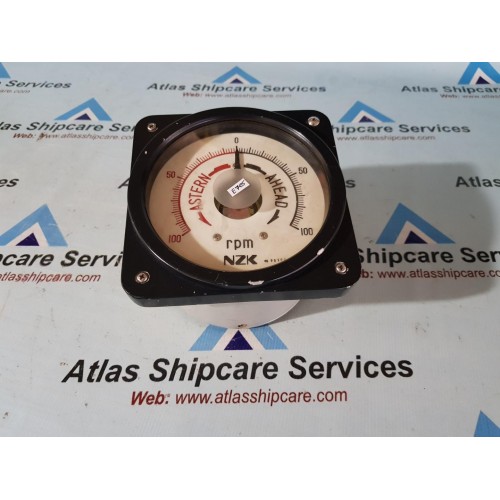NZK JIS-F-8521 FE-130 ELECTRIC PROPELLER SHAFT REVOLUTION INDICATOR