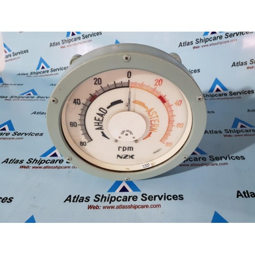 NZK JIS-F-8521 GD-200 ELECTRIC PROPELLER SHAFT REVOLUTION INDICATOR