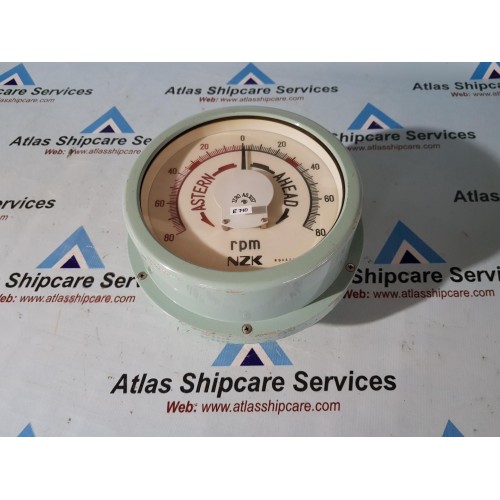 NZK JIS-F-8521 HE-150 ELECTRIC PROPELLER SHAFT REVOLUTION INDICATOR