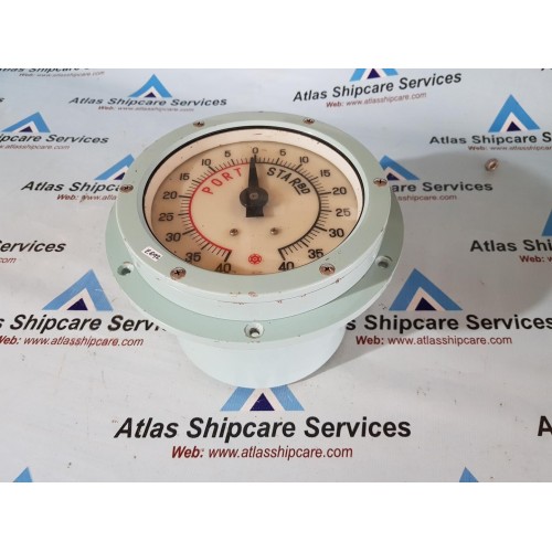 NZK JIS-F-8522 FL-150 KH-5 ELECTRIC RUDDER ANGLE INDICATOR
