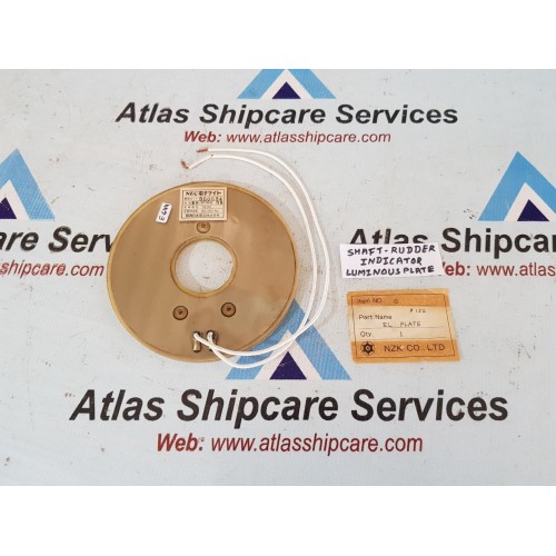 NZK SHAFT-RUDDER INDICATOR LUMINOUS PLATE