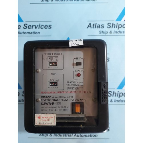 OMRON K2WR-R-S5U REVERSE POWER RELAY