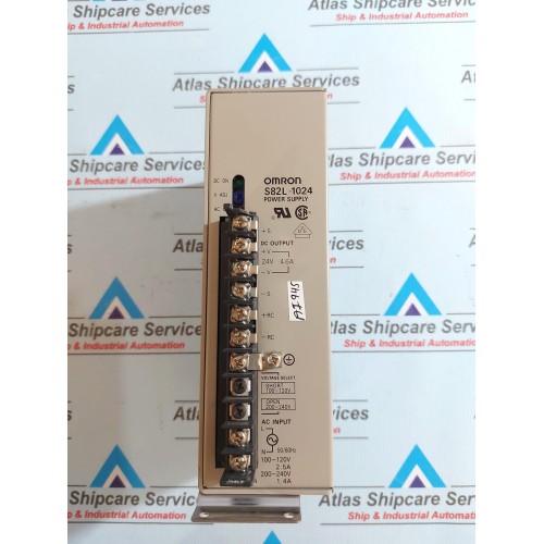 OMRON S82L-1024 POWER SUPPLY 24V 4.6A