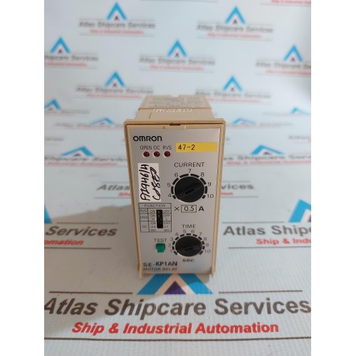 OMRON SE-KP1AN MOTOR RELAY 1-10 Sec 100/110/120VAC
