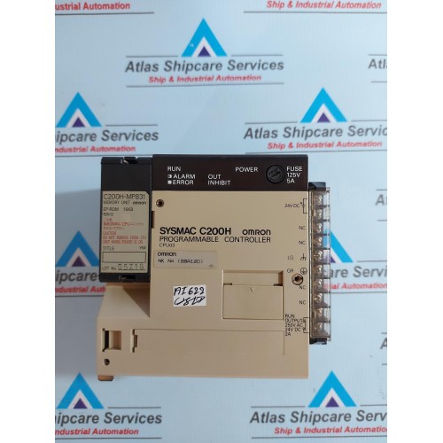 OMRON SYSMAC C200H-CPU03 PROGRAMMABLE CONTROLLER 24VDC 40W