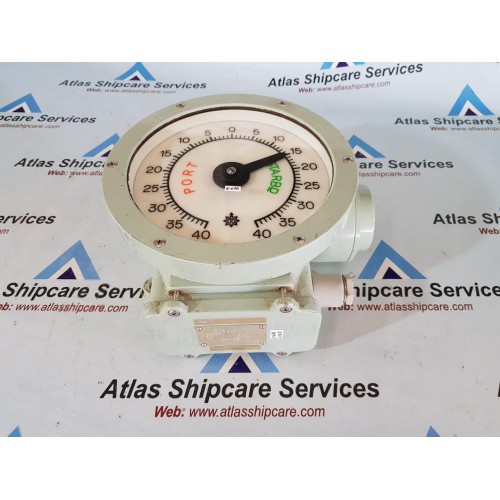 OSAKA NUNOTANI JIS F 8522 6D 200 ELECTRIC RUDDER ANGLE INDICATOR