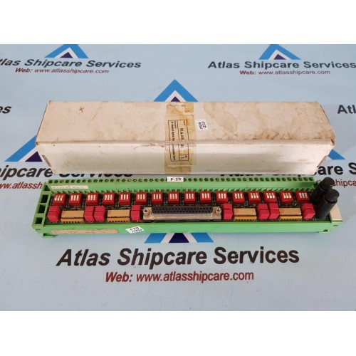 PRAXIS AUTOMATION 95.06.010.601 16 CHANNEL DIGITAL INPUT TERMINATION BOARD