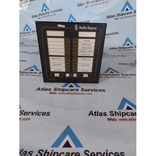 ROLLS-ROYCE W-1802-00-01 ALARM UNIT AS02-0120-002 BRIDGE