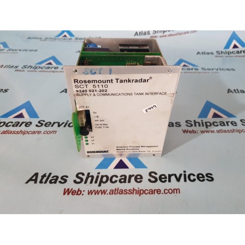 SAAB ROSEMOUNT TANKRADAR SCT 5110 SUPPLY & COMMUNICATIONS TANK INTERFACE