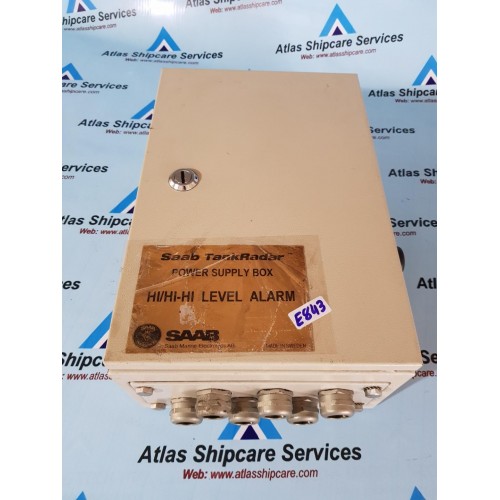SAAB TANKRADAR HI/HI-HI LEVEL ALARM POWER SUPPLY BOX