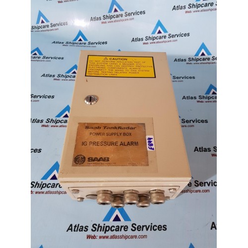 SAAB TANKRADAR IG PRESSURE ALARM POWER SUPPLY BOX