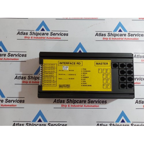 SAJ INSTRUMENT AB 50-10-0 INTERFACE RD MASTER RDM1