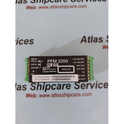 SAM ELECTRNICS/LYNGSO MARINE PFM 2200 P/N : 810.001.410-03 MODULE