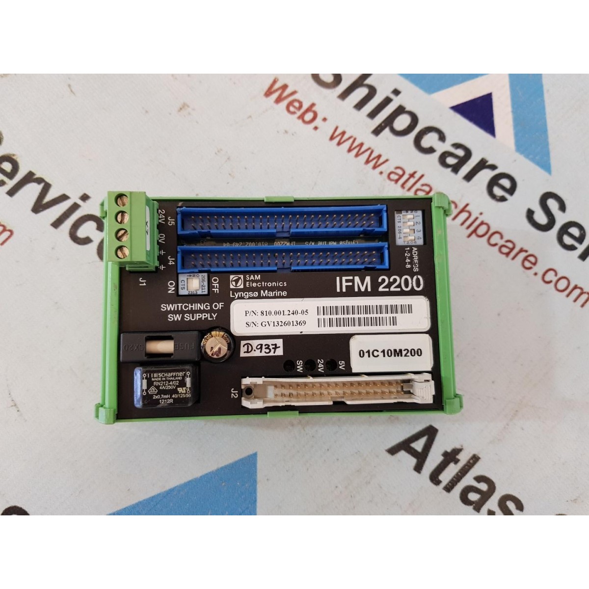 SAM ELECTRONICS LYNGSO MARINE IFM 2200 INTERFACE MODULE| Atlas Shipcare ...