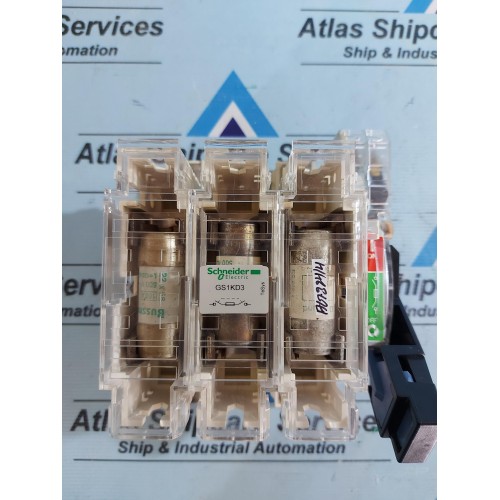 SCHNEIDER ELECTRIC GS1KD3 FUSE DISCONNECT SWITCH 125A