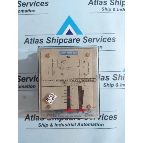 SEG RW1-12-110-50-1 REVERSE POWER RELAY