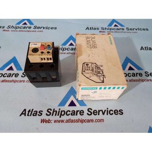 SIEMENS 3UA58 00-2F OVERLOAD RELAY