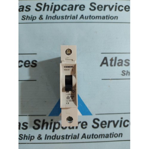 SIEMENS 5SX21 16A SINGLE POLE C16 CIRCUIT BREAKER