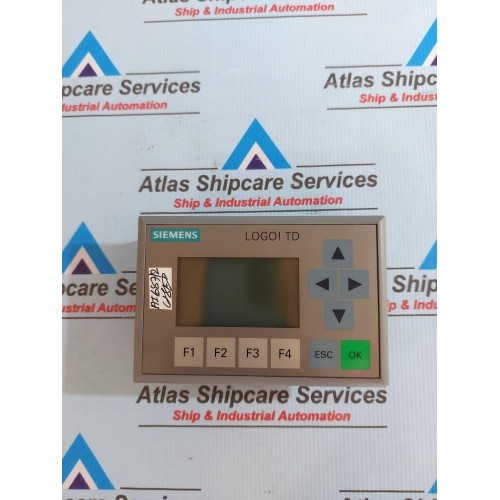 SIEMENS 6ED1 055-4MH00-0BA0 LOGO TD TEXT DISPLAY PANEL