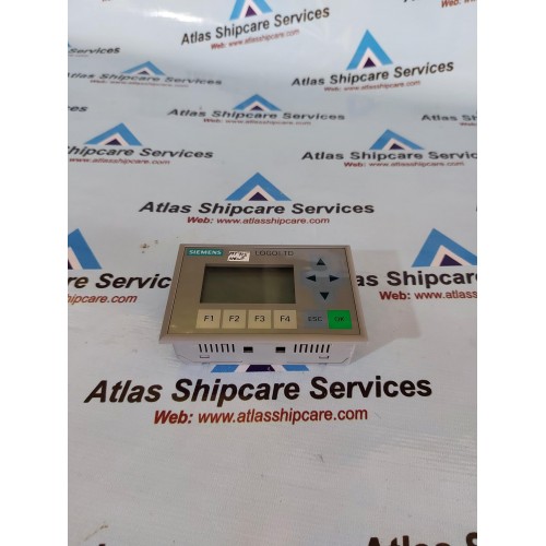 SIEMENS 6ED1 055-4MH00-0BA0 LOGO TD TEXT DISPLAY PANEL