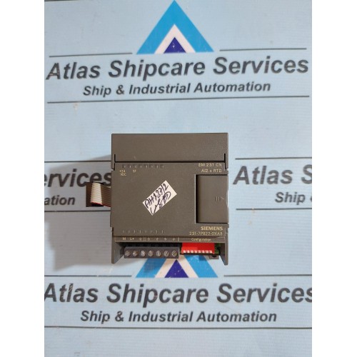 SIEMENS 6ES7 231-7PB22-0XA8 EM 231 CN PLC MODULE