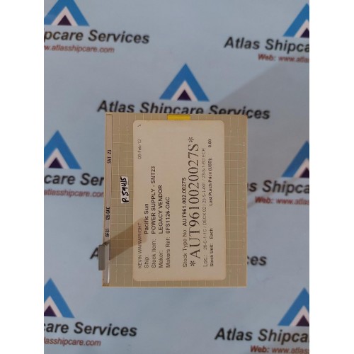 SIEMENS 6FS1 126-0AC POWER SUPPLY SNT 23