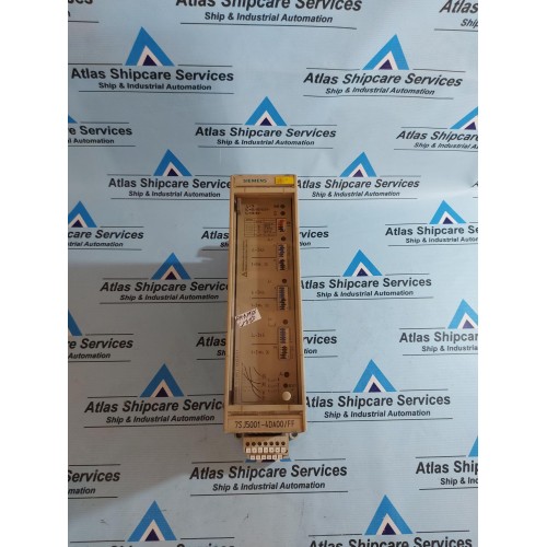 SIEMENS 7SJ5001-4DA00/FF CONTROL MODULE